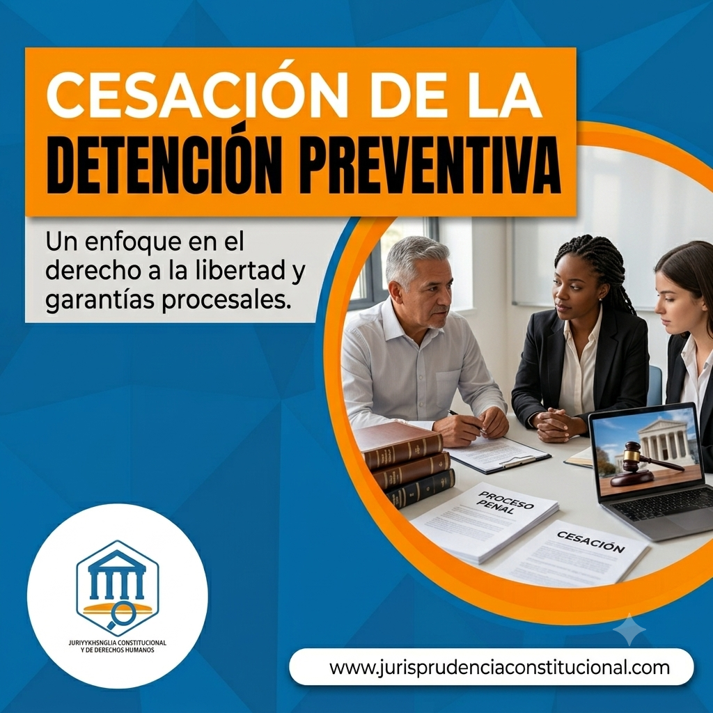 CESACIÓN DE LA DETENCIÓN PREVENTIVA